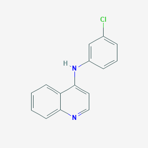 molecular formula C15H11ClN2 B7546930 N-(3-氯苯基)喹啉-4-胺 