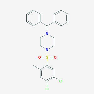 1-Benzhydryl-4-(4,5-dichloro-2-methylphenyl)sulfonylpiperazine