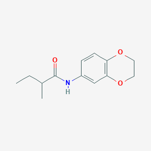N-(2,3-dihydro-1,4-benzodioxin-6-yl)-2-methylbutanamide