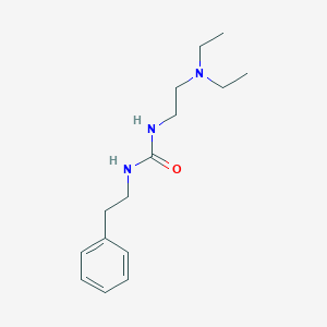 molecular formula C15H25N3O B7547753 1-[2-(Diethylamino)ethyl]-3-(2-phenylethyl)urea 