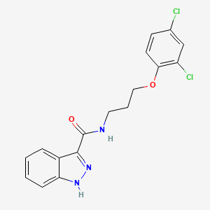 N-[3-(2,4-dichlorophenoxy)propyl]-1H-indazole-3-carboxamide