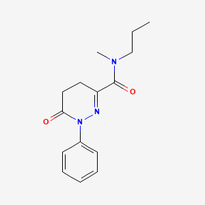 N-methyl-6-oxo-1-phenyl-N-propyl-4,5-dihydropyridazine-3-carboxamide