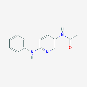 molecular formula C13H13N3O B7548045 N-(6-anilinopyridin-3-yl)acetamide 