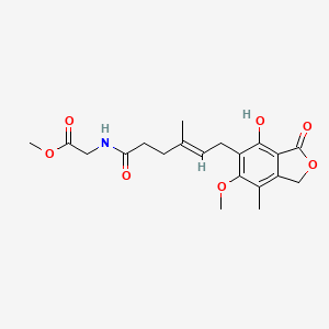 molecular formula C20H25NO7 B7548136 甲基(e)-(6-(4-羟基-6-甲氧基-7-甲基-3-氧代-1,3-二氢异苯并呋喃-5-基)-4-甲基己-4-烯酰)甘氨酸酯 