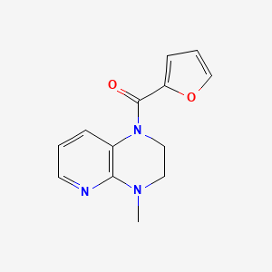 molecular formula C13H13N3O2 B7548481 Furan-2-yl-(4-methyl-2,3-dihydropyrido[2,3-b]pyrazin-1-yl)methanone 