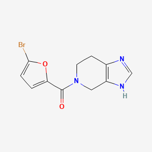 (5-bromo-2-furyl)(1,4,6,7-tetrahydro-5H-imidazo[4,5-c]pyridin-5-yl)methanone