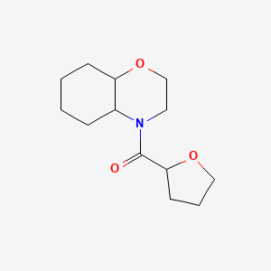 molecular formula C13H21NO3 B7548578 2,3,4a,5,6,7,8,8a-Octahydrobenzo[b][1,4]oxazin-4-yl(oxolan-2-yl)methanone 