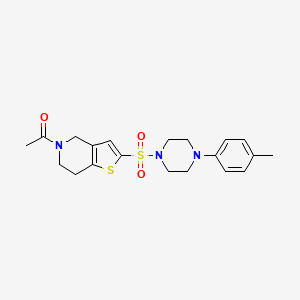 N-1,3-benzothiazol-2-yl-1-[2-(4-methoxyphenyl)-5-methylpyrazolo[1,5-a]pyrimidin-7-yl]piperidine-4-carboxamide