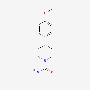 molecular formula C14H20N2O2 B7548850 4-(4-methoxyphenyl)-N-methylpiperidine-1-carboxamide 