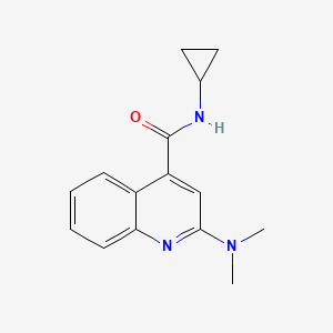 N~4~-cyclopropyl-2-(dimethylamino)-4-quinolinecarboxamide