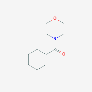 molecular formula C11H19NO2 B7548949 Cyclohexanecarboxylic acid, morpholide 
