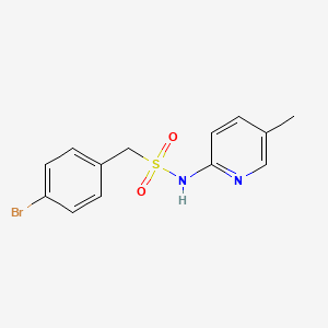 (4-bromophenyl)-N-(5-methyl-2-pyridinyl)methanesulfonamide