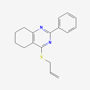 2-Phenyl-4-prop-2-enylsulfanyl-5,6,7,8-tetrahydroquinazoline
