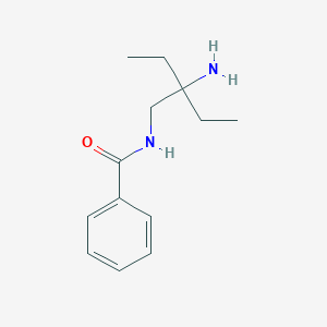molecular formula C13H20N2O B7549339 N-(2-amino-2-ethylbutyl)benzamide 