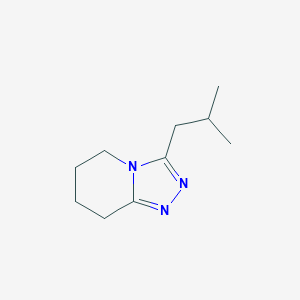 molecular formula C10H17N3 B7549459 3-(2-Methylpropyl)-5,6,7,8-tetrahydro-[1,2,4]triazolo[4,3-a]pyridine 