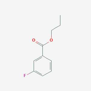 molecular formula C10H11FO2 B7549567 3-Fluorobenzoic acid, propyl ester 