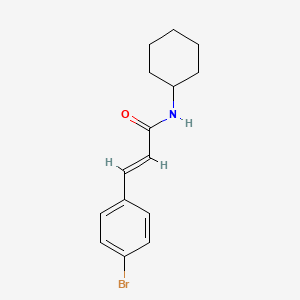 (2E)-3-(4-bromophenyl)-N-cyclohexylprop-2-enamide