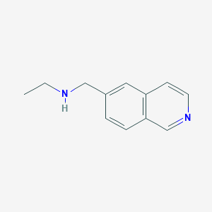 molecular formula C12H14N2 B7549621 N-(isoquinolin-6-ylmethyl)ethanamine 