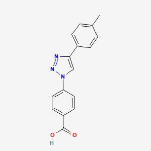 4-[4-(4-Methylphenyl)triazol-1-yl]benzoic acid