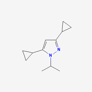 3,5-Dicyclopropyl-1-propan-2-ylpyrazole