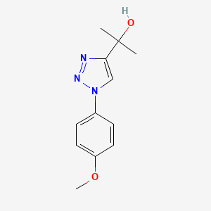 2-[1-(4-Methoxyphenyl)triazol-4-yl]propan-2-ol