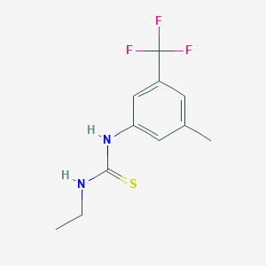 1-Ethyl-3-[3-methyl-5-(trifluoromethyl)phenyl]thiourea