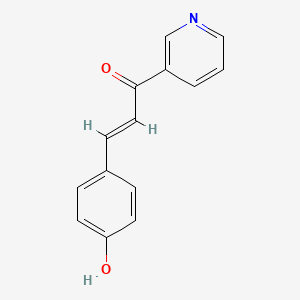 (E)-3-(4-hydroxyphenyl)-1-pyridin-3-ylprop-2-en-1-one