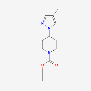 Tert-butyl 4-(4-methylpyrazol-1-yl)piperidine-1-carboxylate