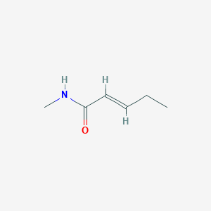 molecular formula C6H11NO B7549885 (E)-N-甲基戊-2-烯酰胺 