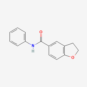 N-Phenyl-2,3-dihydro-1-benzofuran-5-carboxamide