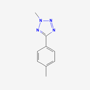 molecular formula C9H10N4 B7549933 2-Methyl-5-(4-methylphenyl)tetrazole 