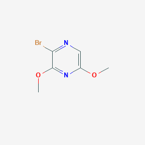 molecular formula C6H7BrN2O2 B7549954 2-Bromo-3,5-dimethoxypyrazine 