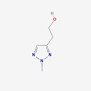 molecular formula C5H9N3O B7549985 2-(2-Methyl-2H-[1,2,3]triazol-4-YL)-ethanol 