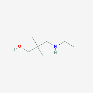molecular formula C7H17NO B7550147 3-(Ethylamino)-2,2-dimethylpropan-1-ol 