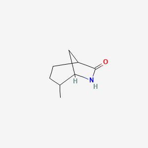 4-Methyl-6-azabicyclo[3.2.1]octan-7-one