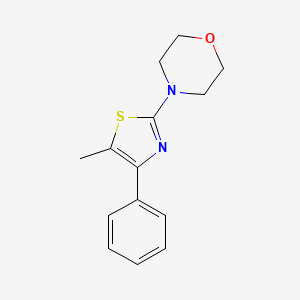 molecular formula C14H16N2OS B7550200 4-(5-Methyl-4-phenyl-1,3-thiazol-2-yl)morpholine 