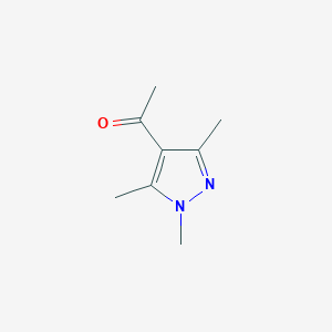 molecular formula C8H12N2O B075515 1-(1,3,5-trimethyl-1H-pyrazol-4-yl)ethanone CAS No. 1125-28-6