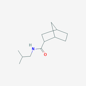 molecular formula C12H21NO B7552463 Bicyclo[2.2.1]heptane-2-carboxylic acid isobutyl-amide 