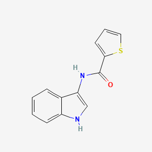 molecular formula C13H10N2OS B7553041 N-(1H-indol-3-yl)thiophene-2-carboxamide 