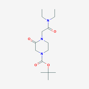 Tert-butyl 4-[2-(diethylamino)-2-oxoethyl]-3-oxopiperazine-1-carboxylate