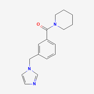 [3-(Imidazol-1-ylmethyl)phenyl]-piperidin-1-ylmethanone