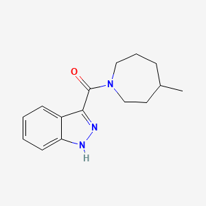 molecular formula C15H19N3O B7553968 1H-indazol-3-yl-(4-methylazepan-1-yl)methanone 