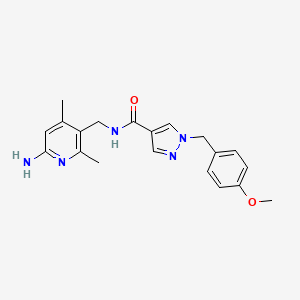 molecular formula C20H23N5O2 B7554034 Plasma kallikrein-IN-3 