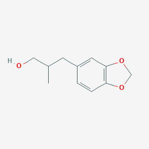 molecular formula C11H14O3 B075543 3-(2H-1,3-Benzodioxol-5-yl)-2-methylpropan-1-ol CAS No. 1446-84-0