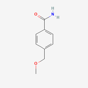 molecular formula C9H11NO2 B7554334 4-(甲氧甲基)苯甲酰胺 