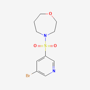 4-(5-Bromopyridin-3-yl)sulfonyl-1,4-oxazepane