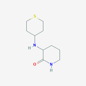 molecular formula C10H18N2OS B7554542 3-(Thian-4-ylamino)piperidin-2-one 