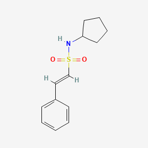 N-cyclopentyl-2-phenylethene-1-sulfonamide