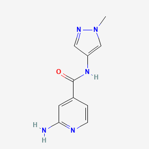 2-amino-N-(1-methylpyrazol-4-yl)pyridine-4-carboxamide