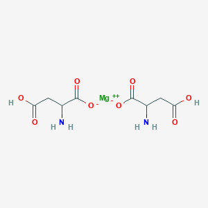 molecular formula C8H12MgN2O8 B075551 DL-Aspartic acid hemimagnesium salt CAS No. 1187-91-3